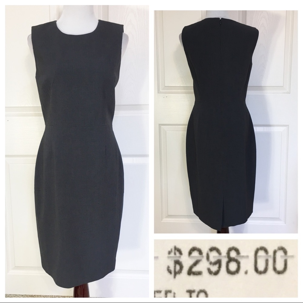 NWT! Neiman Marcus gray dress